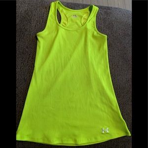 Green under armour tank top
